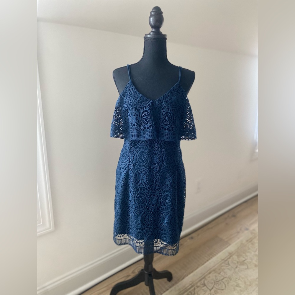 NWT Navy J.O.A. Crochet Dress from South Moon Under